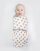 Amazing Baby - Premium Cotton Swaddle Wrap (Set of 3) - Tiny Bears & Trees, Butterum and Sterling