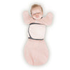 Amazing Baby - Omni Swaddle Sack with Wrap -  Arms Up Sleeves & Mitten Cuffs, Pink Stripes