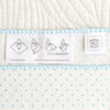 Newborn Gift Set - Ultimate Swaddle, Baby Lovie, Pajama Gown and Hat Gift Set, Blue