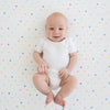 Marquisette Swaddle Blanket - Peace. Love. Swaddle, Very Berry & Soft Pastels - LIMITED TIME OFFER