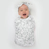 Marquisette Swaddle Blanket - Lush Botanical, Sterling - LIMITED TIME DEAL