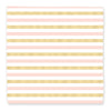 Muslin Swaddle Single - Alternating Stripes, Pink & Gold Shimmer
