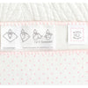 Ultimate Swaddle and Hat Newborn Gift Set - Bunnie and Little Dots, Pastel Pink
