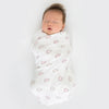 Marquisette Swaddle Blanket - Aimee, Pink Hearts