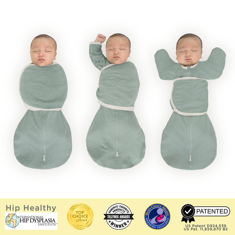 Swaddle with hands out new arrivals