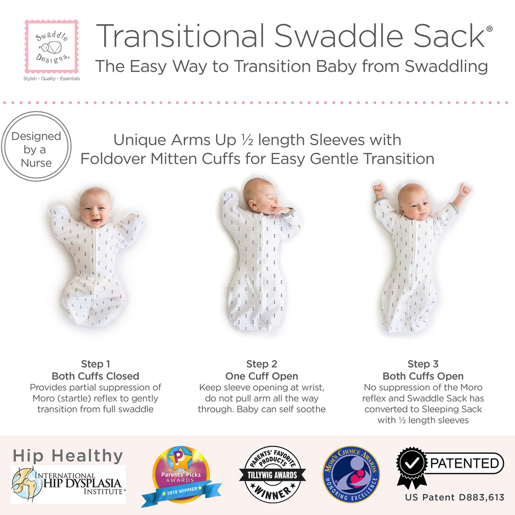 The Easiest Way to Transition Baby from Swaddling in Three Easy Steps!