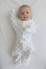 Transitional Swaddle Sack with Arms Up 1/2-Length Sleeves & Mitten Cuffs, Tiny Arrows, Soft Black