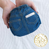 Amazing Baby Swim Diaper, Hybrid Cloth Diaper with Pocket-Sling, Use in the Pool without Insert, Use out of Pool with Boosties Disposable or Reusable Insert, Polyester, Blue Jeans