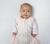 Amazing Baby - Soft Fleece Non-Weighted zzZipMe Sack - Playful Dots, Pink