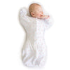 Amazing Baby - Transitional Swaddle Sack  - Arms Up 1/2-Length Sleeves & Mitten Cuffs, Tiny Bows, Pink