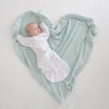 Amazing Baby - Cotton Cellular Blanket, Soft Blue
