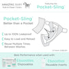 Amazing Baby SmartNappy Hybrid Reusable Cloth Diaper Cover + 1 Reusable Tri-Fold Insert + 1 Reusable Booster - Gray