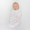 Amazing Baby – Muslin Swaddle Blankets - Pink Springfield (Set of 3)