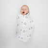 Amazing Baby - Sensory Muslin Swaddle Blanket - Stars!