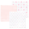 Sister Brand – Amazing Baby – Muslin Swaddle Blankets - Pink Springfield (Set of 3)