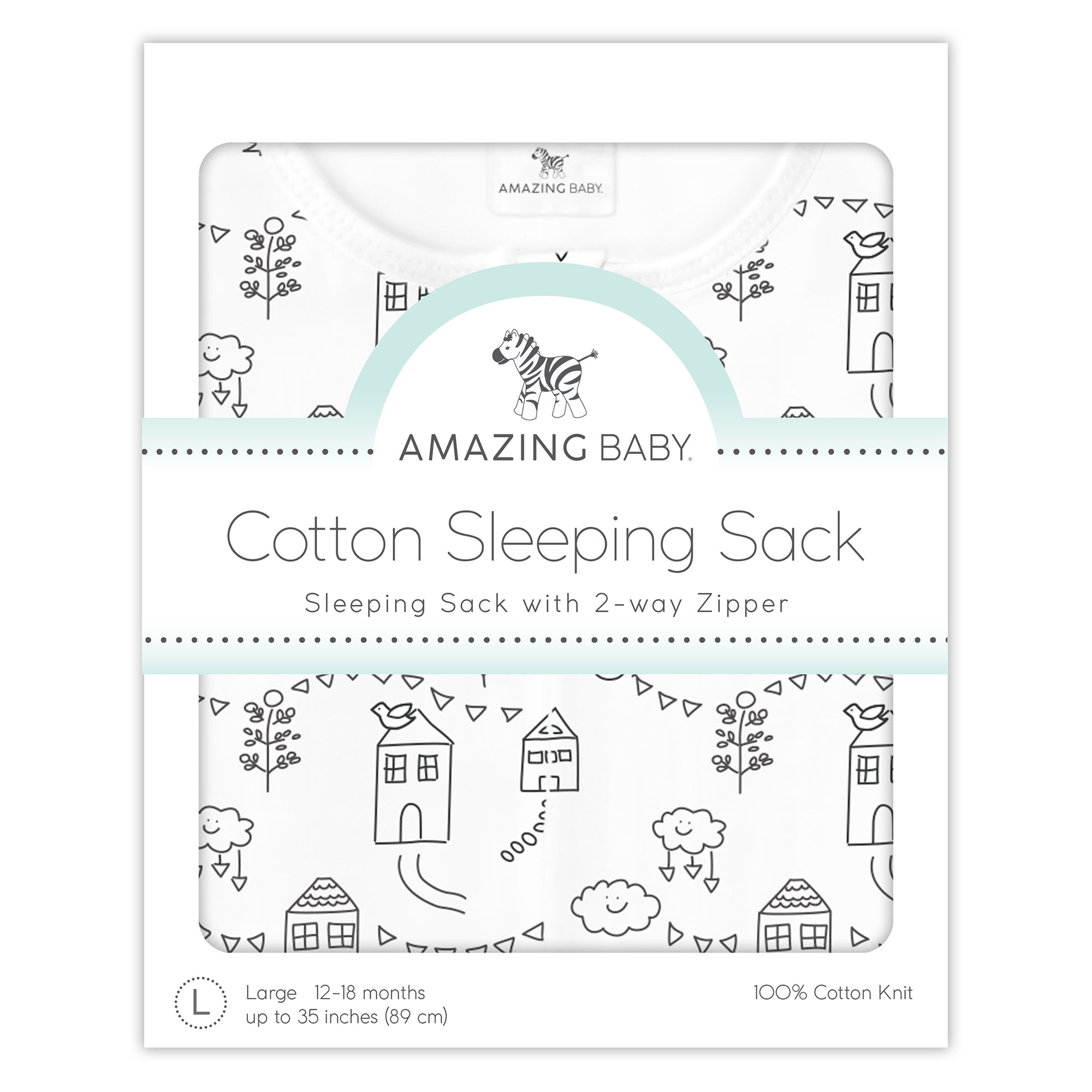 Amazing Baby Cotton Knit zzZipMe Sack Little Village SwaddleDesigns