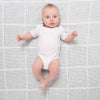 Amazing Baby - Cotton Cellular Blanket, Soft Sterling