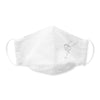 Kids Face Mask, 3-Layer Cotton Chambray, Skater Spiral