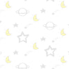 Muslin Swaddle Blankets - Little Lambs Goodnight, Sterling Gray & Pastel Yellow (Set of 3)