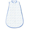 Amazing Baby - Soft Fleece Non-Weighted zzZipMe Sack - Playful Dots, Blue