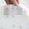 Organic Crinkle Dream Gauze Swaddle Blanket - Watercolor Twinkle - Soft Blue - COMING SOON
