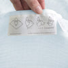 Organic Crinkle Dream Gauze Swaddle Blanket - Soft Blue