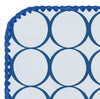 Ultimate Swaddle Blanket - Jewel Tone Mod Circles, True Blue on Pastel Blue