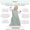 Muslin Non-Weighted zzZipMe Sack - Jadeite