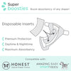 Super Boosties - Disposable Diaper Inserts, Medium/Large, Pack of 90