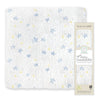 Organic Crinkle Dream Gauze Swaddle Blanket - Watercolor Twinkle - Soft Blue - COMING SOON