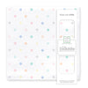 Muslin Swaddle Single - Watercolor Mini Multi Dots