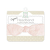 Organic Crinkle Dream Gauze Headband - Soft Pink
