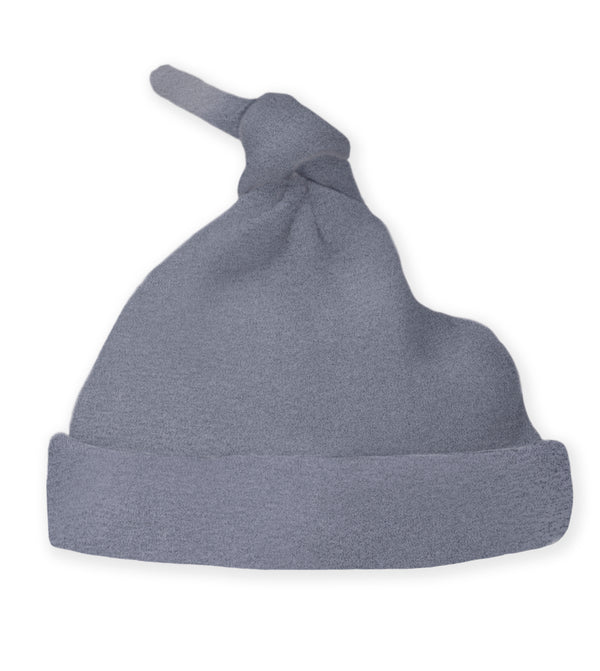 Cotton Knit Hat - Heathered Denim