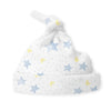 Knotted Hat - Organic Cotton Knit - Watercolor Twinkle - Soft Blue