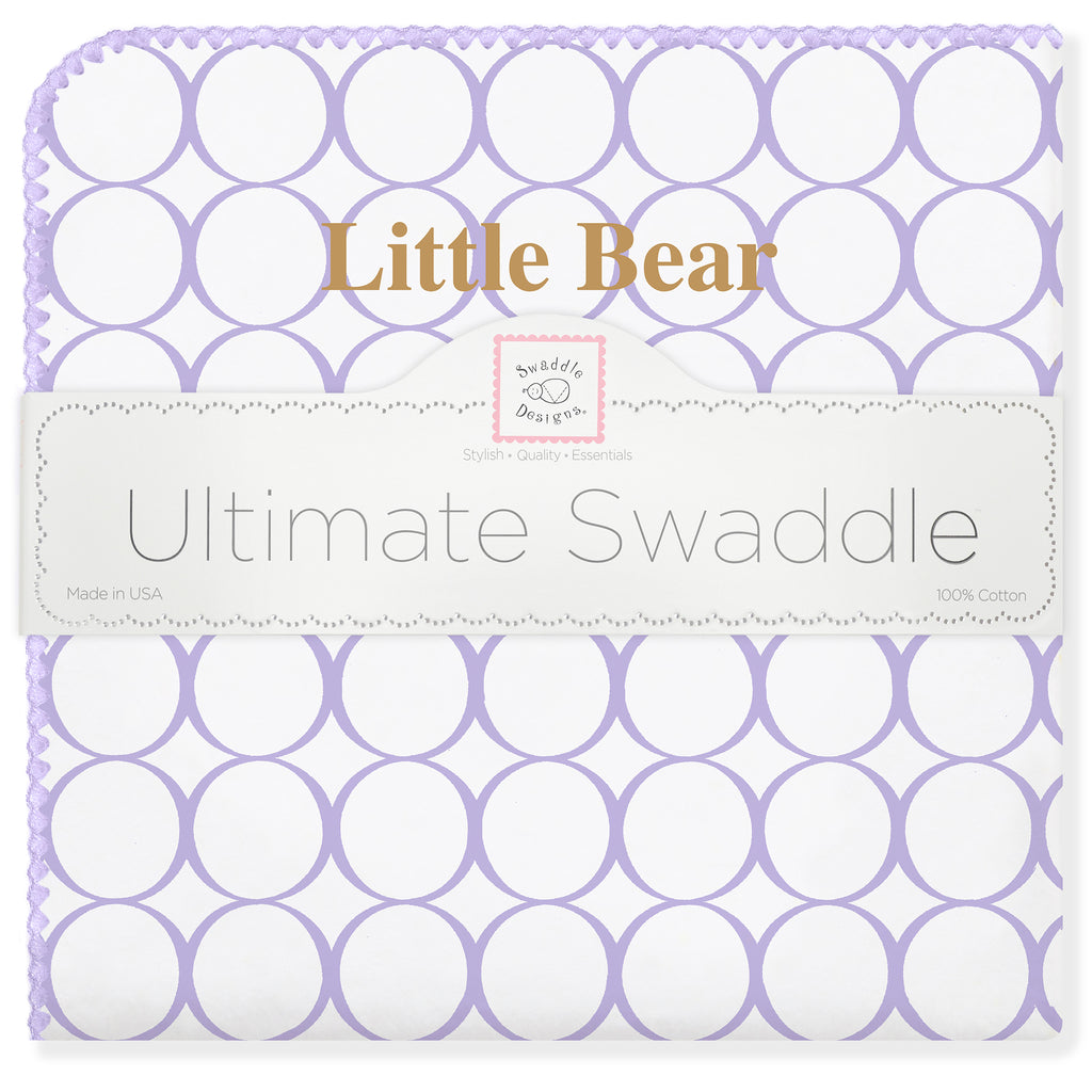 Ultimate Swaddle Blanket - Miles - Little Bear, Lavender