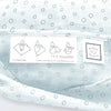 Marquisette Swaddle Blanket - Little Chickies, True Blue
