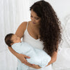 Marquisette Swaddle Blanket - Little Chickies, True Blue