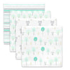 Muslin Swaddle Blankets - Green Woodland