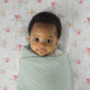 Muslin Swaddle Blankets - Earthtone 4-Pack, Sweet Rose Garden
