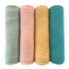 Muslin Swaddle Blankets - Earthtone 4-Pack, Paradise