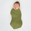 Muslin Swaddle Single - Green Turtle