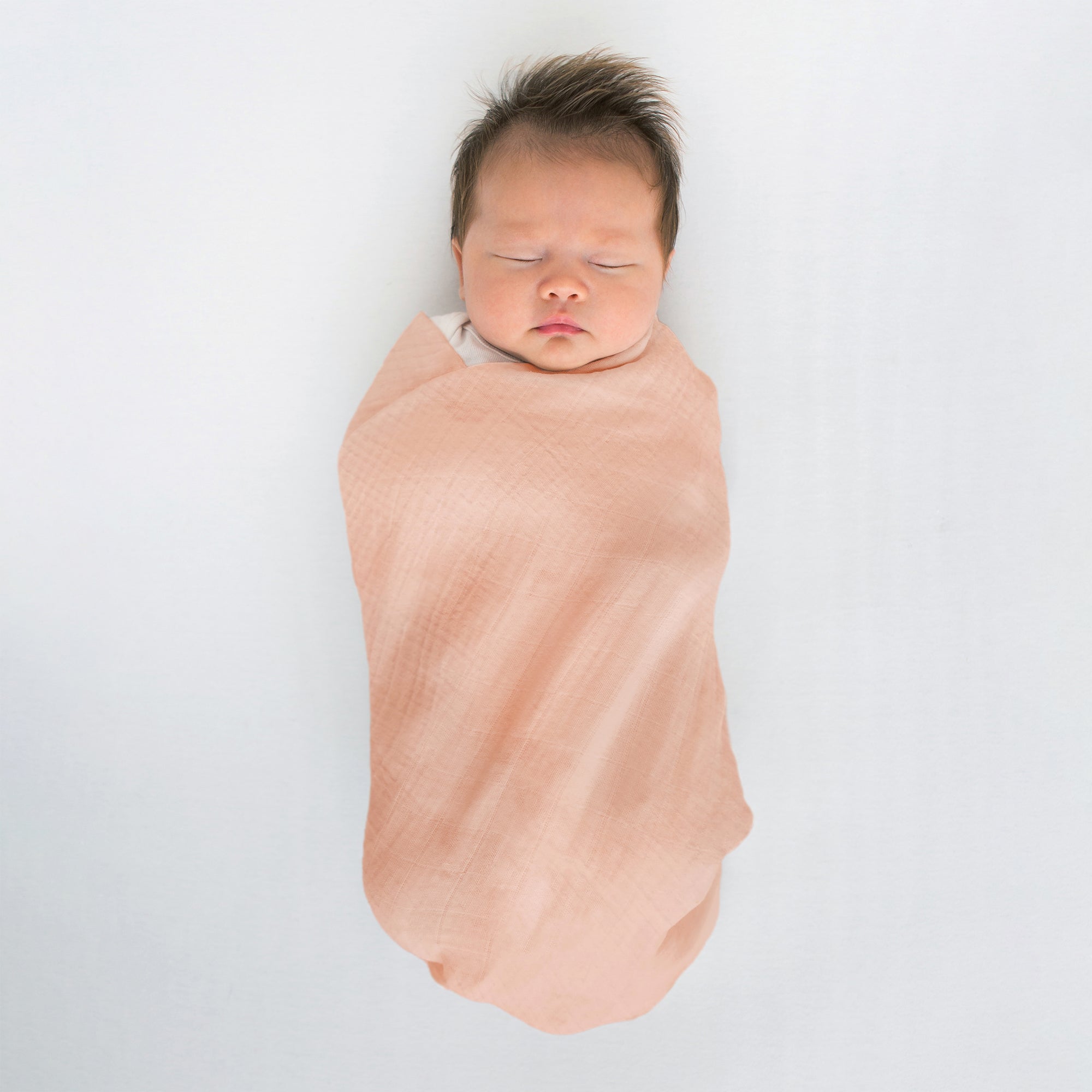 Muslin Swaddle Blankets Set of 3 Spring Morning featuring Peachy