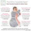 SwaddleDesigns Starter Set - 4 Item Newborn Gift Set,  Neutral, Sterling