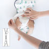 Omni Swaddle Sack with Wrap -  Arms Up Sleeves & Mitten Cuffs, Watercolor Mountains & Trees