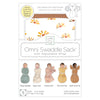 Omni Swaddle Sack with Wrap -  Arms Up Sleeves & Mitten Cuffs, Watercolor Sunny Days