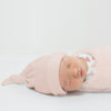 Knotted Hat - Organic Cotton Knit - Soft Pink