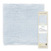 Organic Crinkle Dream Gauze Swaddle Blanket - Soft Blue
