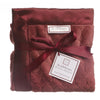 Stroller Blanket - Chocolate Truffle - Cozy & Soft Puff Circles with Silky Soft Satin Trim