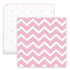 SwaddleDuo - Little Dot + Chevron, Pink