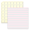 SwaddleDuo - Sunwashed Yellow Mod Circles + Simple Stripes, Pink